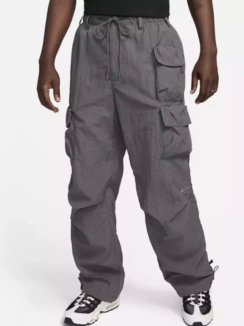 Nike Tech Pack Woven Lined Pants Cargo Adjustable Cuffs FQ3868-068 Mens Small t